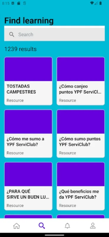 Campus Comercial YPF APP for Android: Enhance YPF Skills