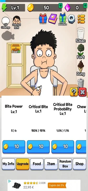 Food Fighter Clicker for Android - Play and Download Now