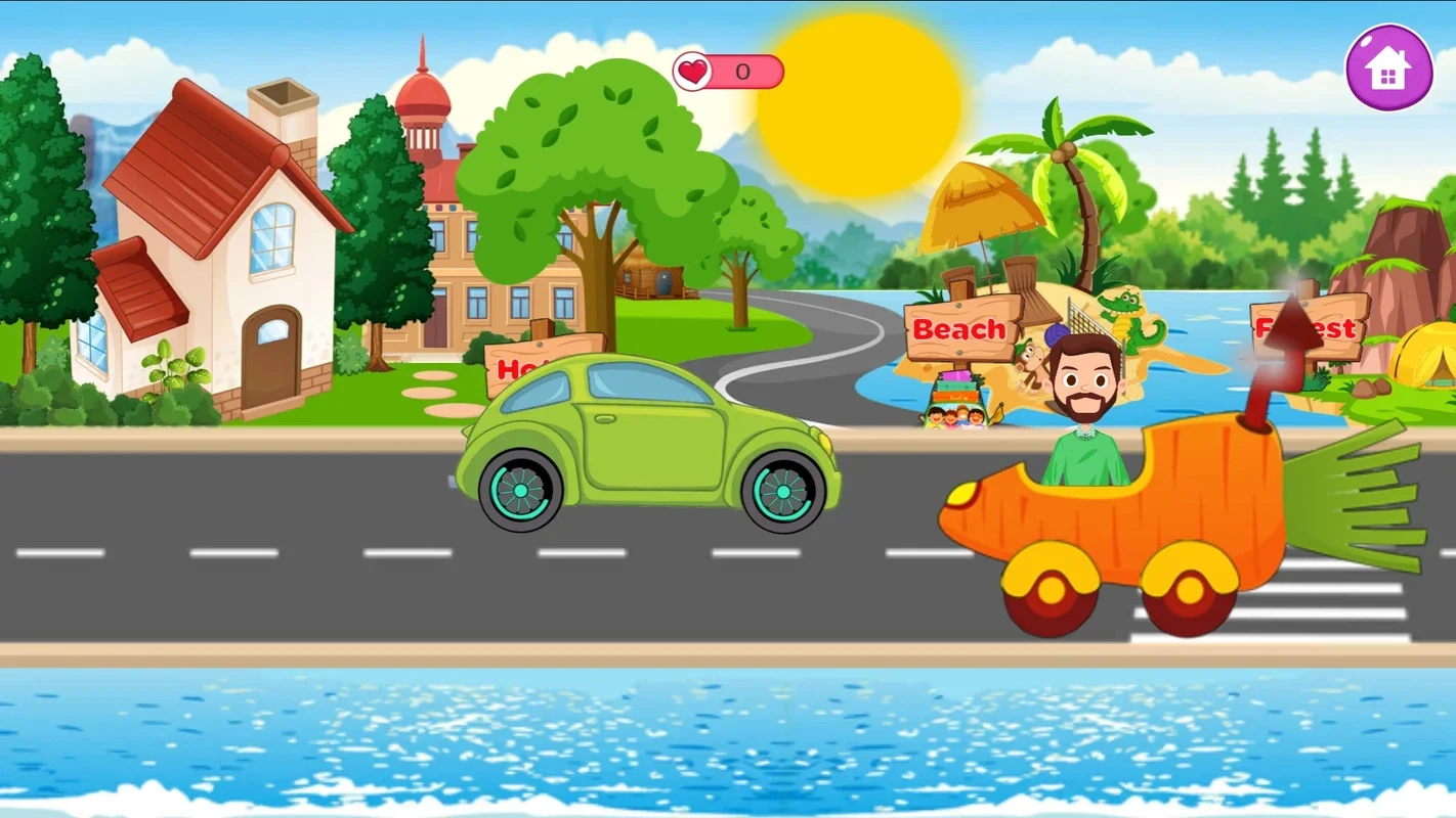 Toon Town My Vacation for Android - Fun Vacation App