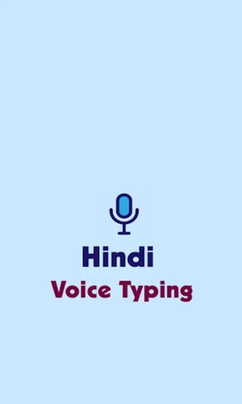 Hindi Voice Typing - Keyboard for Android - No Downloading Required