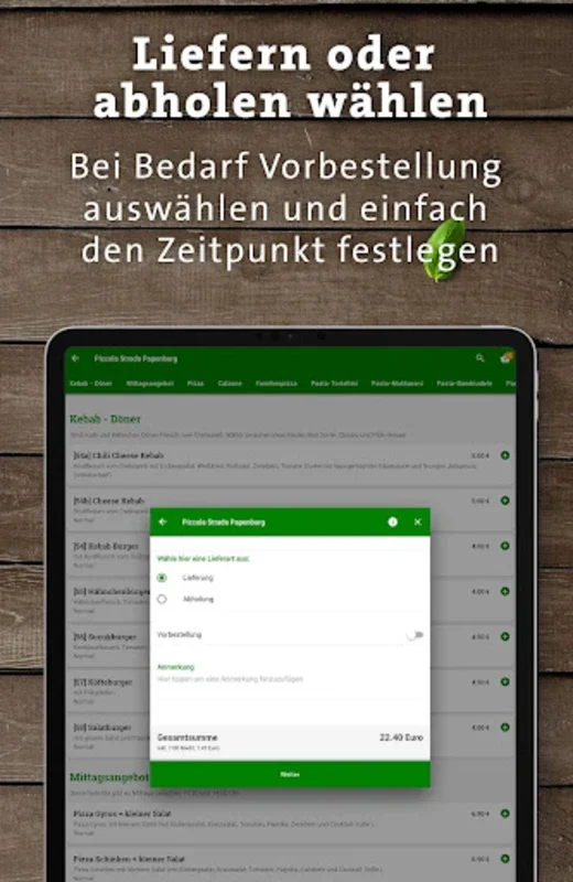 lecker Bestellen for Android - Streamlined Food Delivery