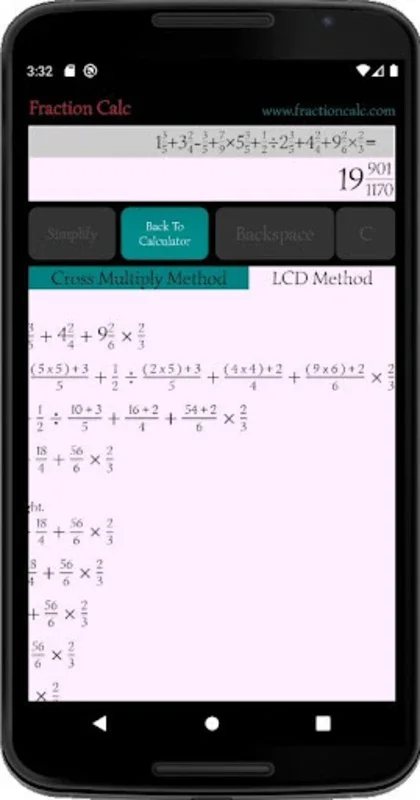 Fraction Calc - Fraction Calculator for Android: Precise Solutions