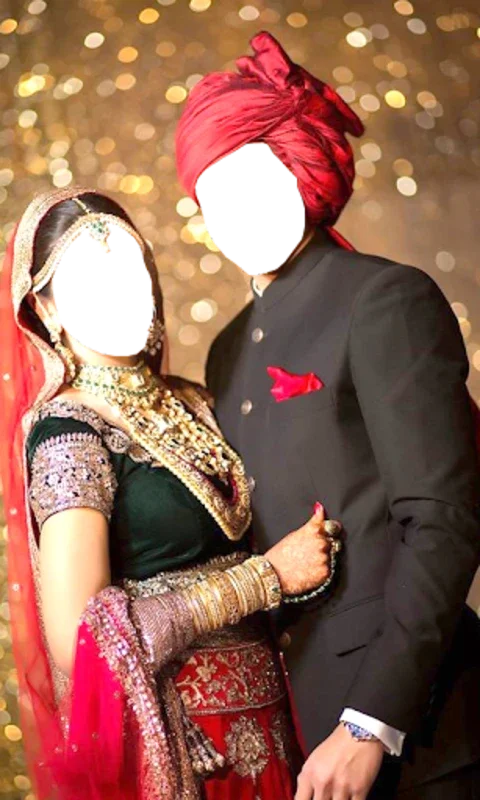 Sikh Couple Wedding Photo Suit for Android - Enhance Photos