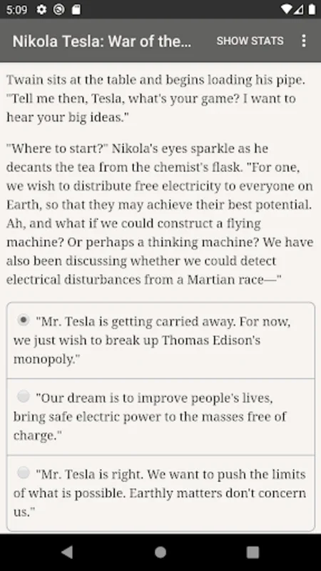 Tesla: War of the Currents for Android - Shape Electrical History