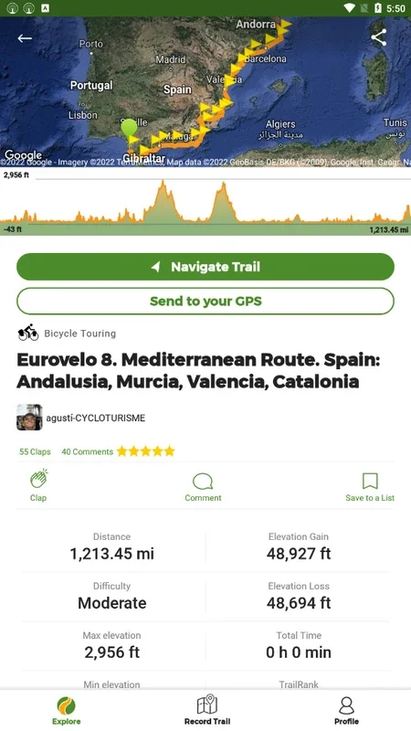 Wikiloc for Android: Create and Share GPS Routes