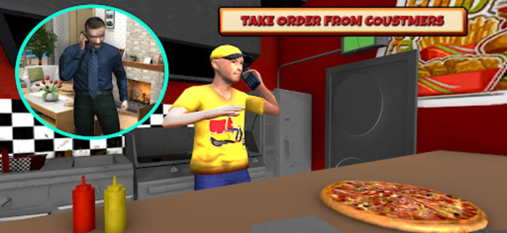 Fast Food Delivery Bike Game for Android - Thrilling Food Delivery Simulation