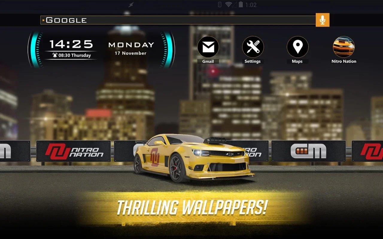 Nitro Nation Theme for Android: Enhance Your Device