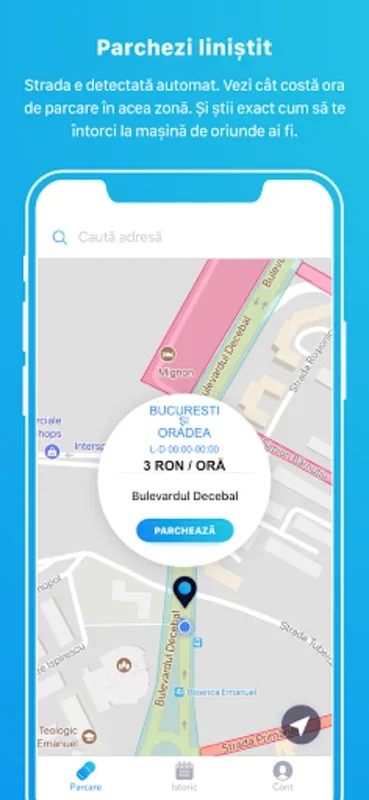 AmParcat for Android - Simplify Parking in Romania