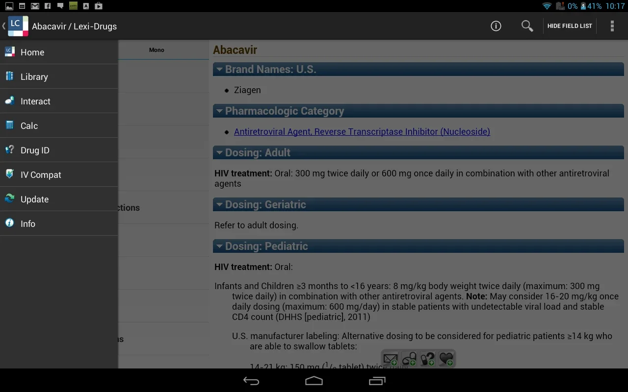 Lexicomp for Android - Access Comprehensive Medical Info