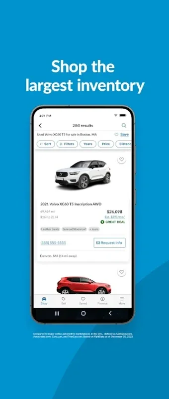 CarGurus for Android - Ideal for Buying and Selling Cars