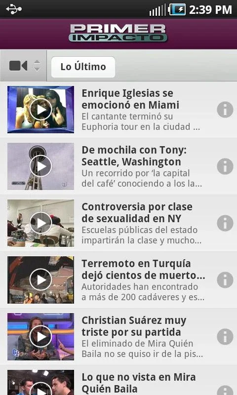 Univision for Android: Diverse Spanish-Language Content