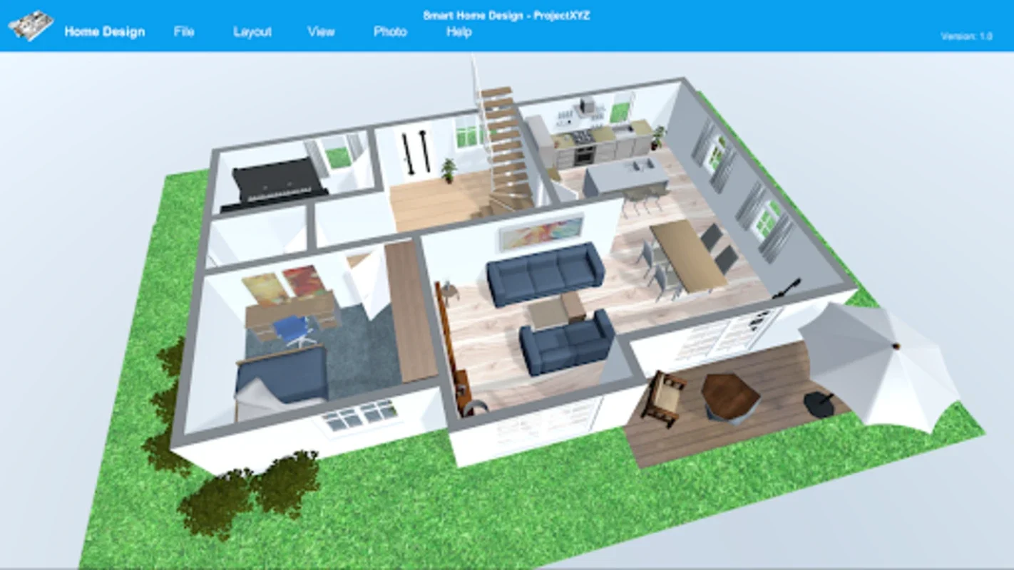 Smart Home Design | Floor Plan for Android: Advanced 3D Floor Plans