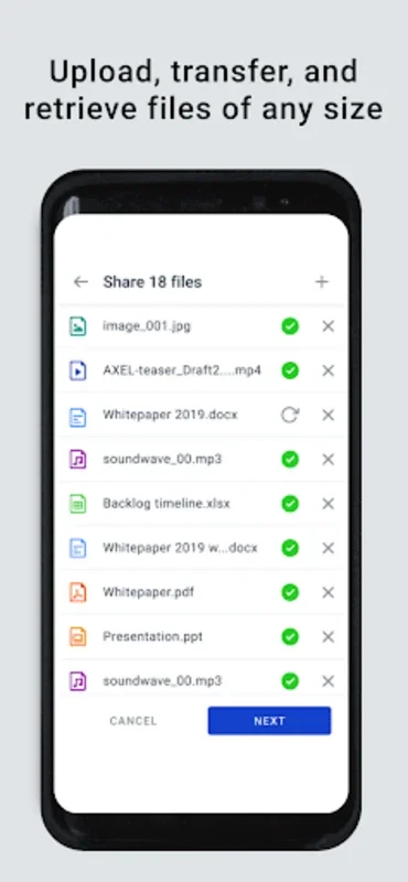 AXEL Go for Android - Secure File Management App