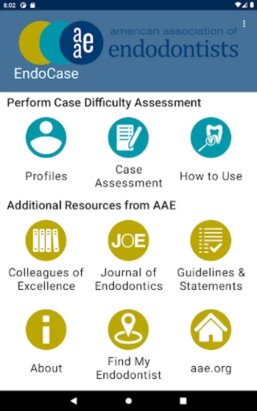 AAE EndoCase for Android: Streamlining Endodontic Assessments