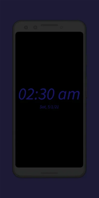 Night Clock (Digital Clock) for Android - Minimalist Bedside Companion