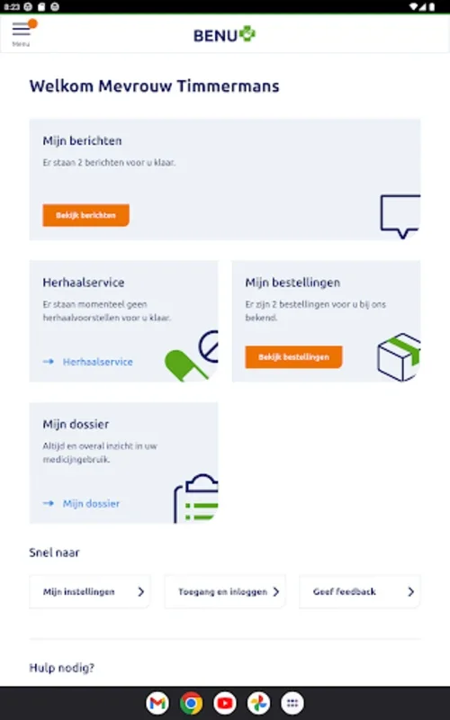 Mijn BENU for Android - Streamlined Medication Management