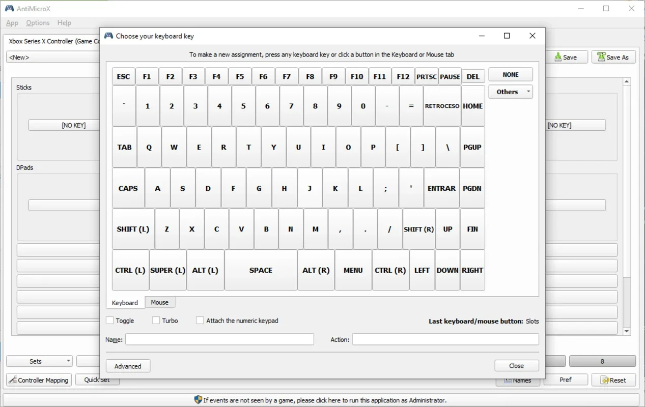 AntiMicroX for Windows - Map Gamepad to Any App/Game