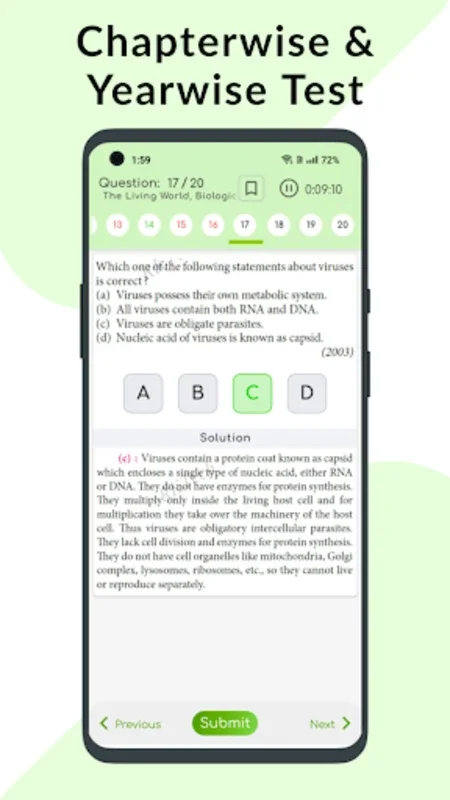 Biology for Android - NEET Preparation