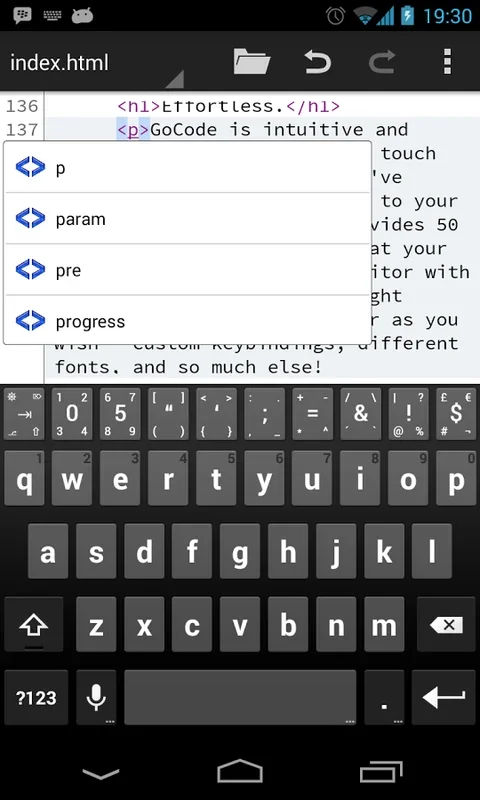 Quoda for Android: Empowering Source Code Editing