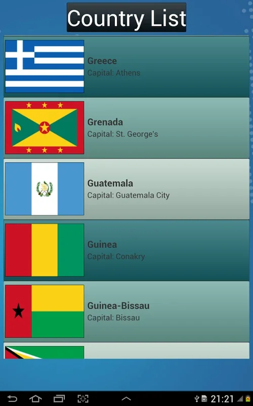 Flags Quiz for Android - Download the APK from AppHuts