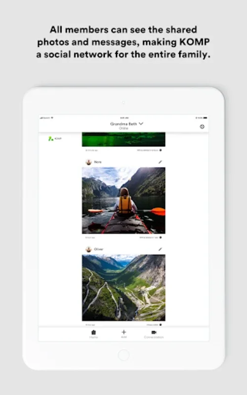 Komp for Android - Stay Connected with Seniors Easily