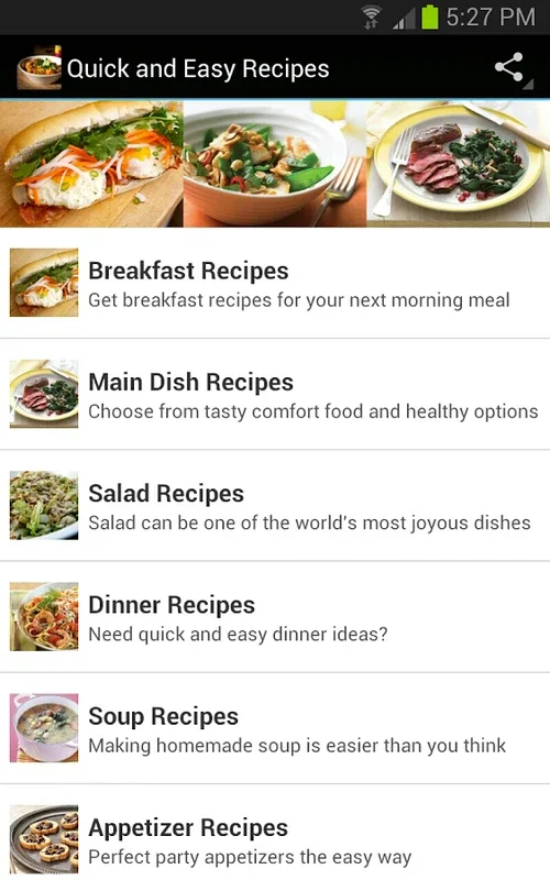 Quick and Easy Recipes for Android - Beginner-Friendly App