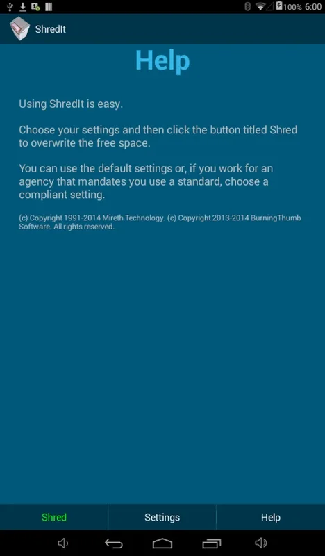 ShredIt Mobile for Android - Secure Data Erasure