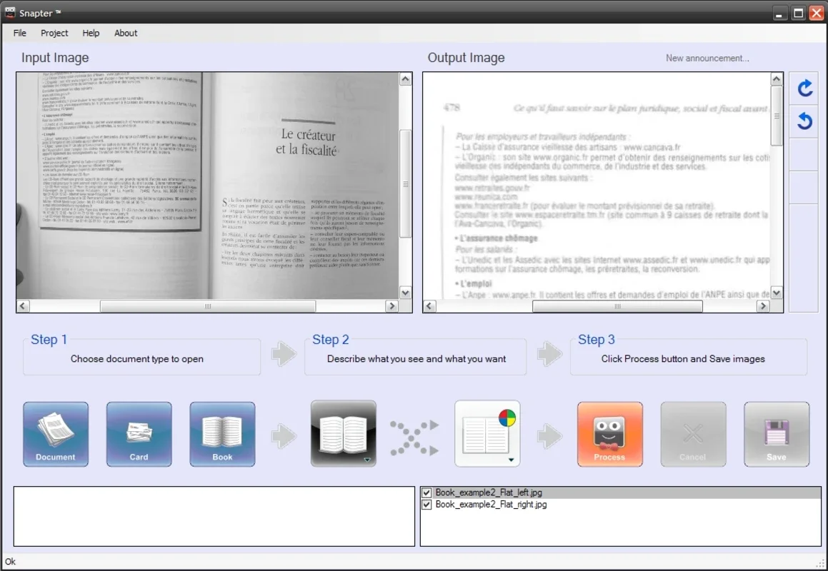 Snapter for Windows - Scan Documents with Your Digital Camera