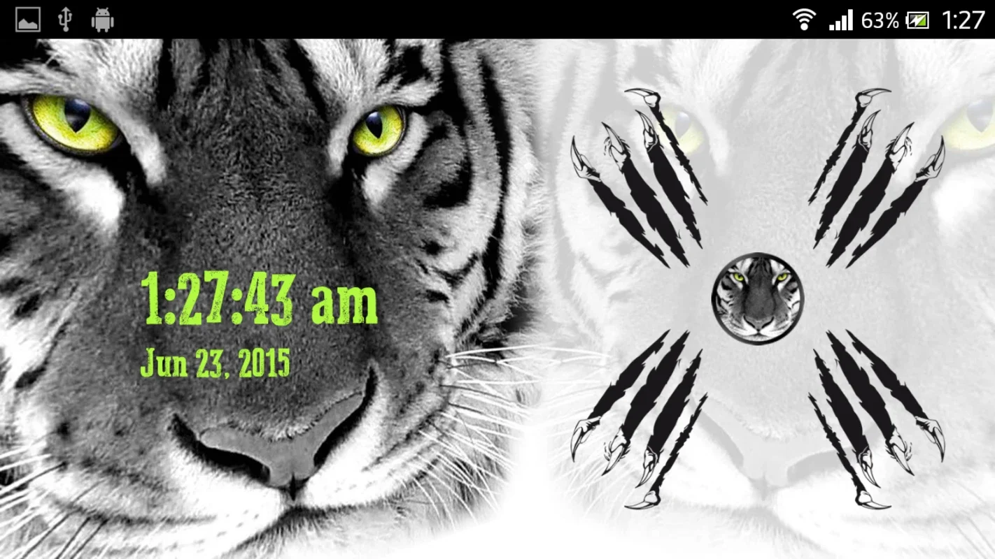 Tiger Sequence Screen Lock for Android - Customized Security