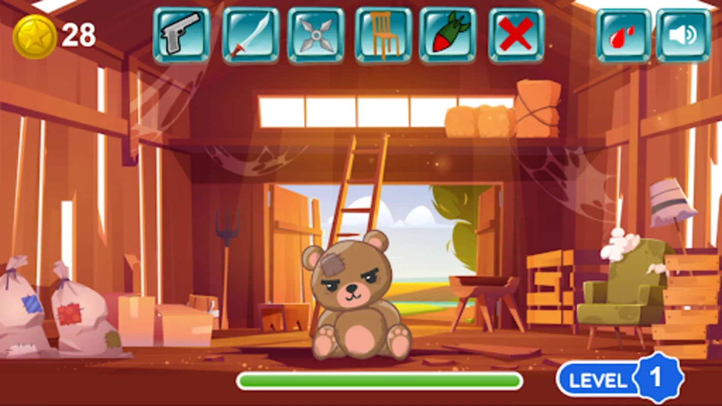 Kick The Teddy Bear for Android - Stress - Relief Gaming