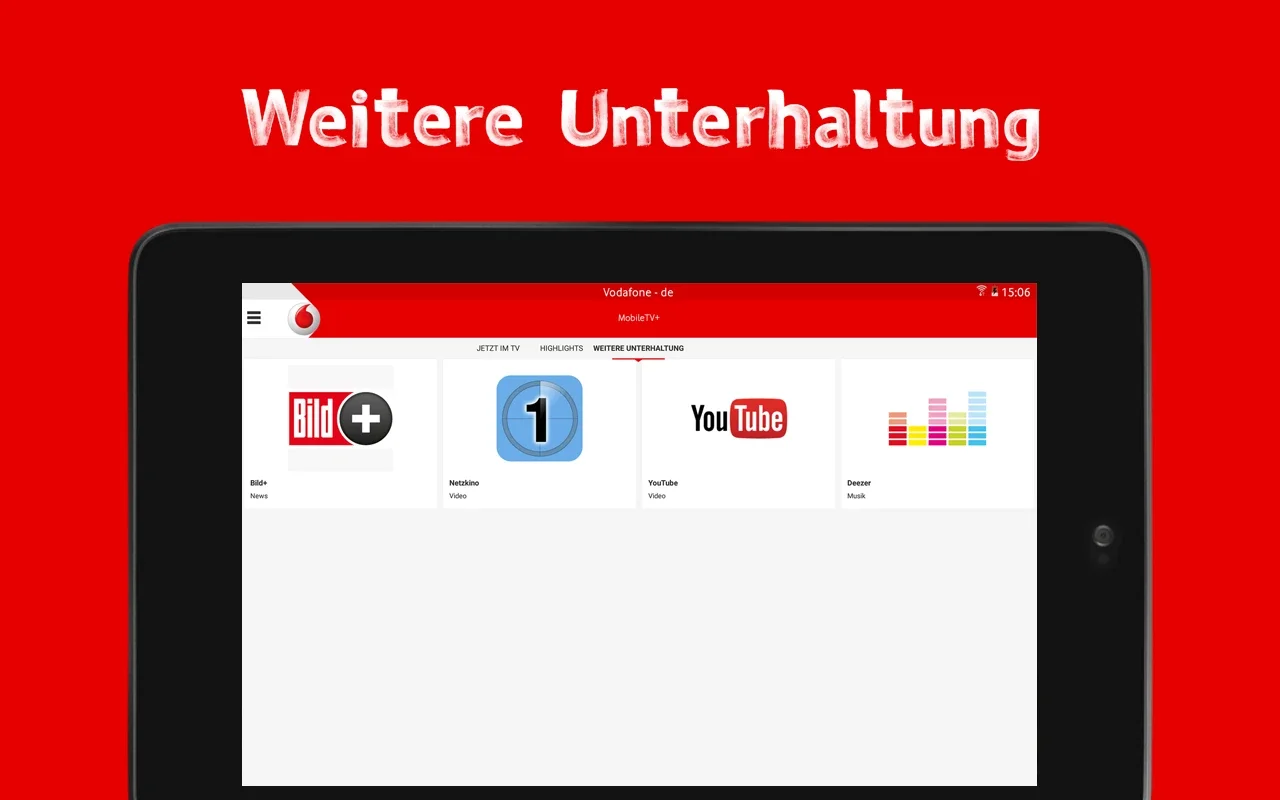 Vodafone MobileTV for Android - Stream Over 30 TV Channels