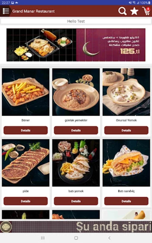 Grand Manar Restaurant for Android - Effortless Food Ordering