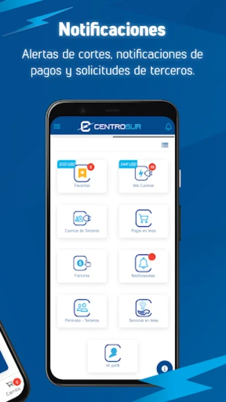 Centrosur for Android - Manage Electric Services on Your Phone