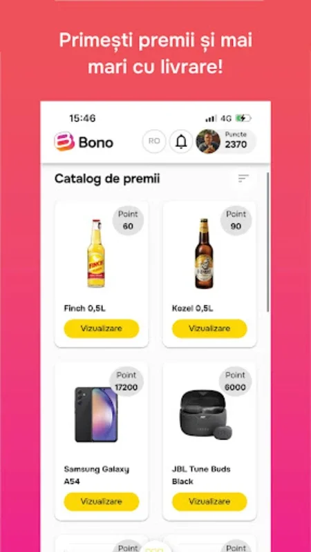 Bono for Android - Earn Rewards with Beer Cap Codes