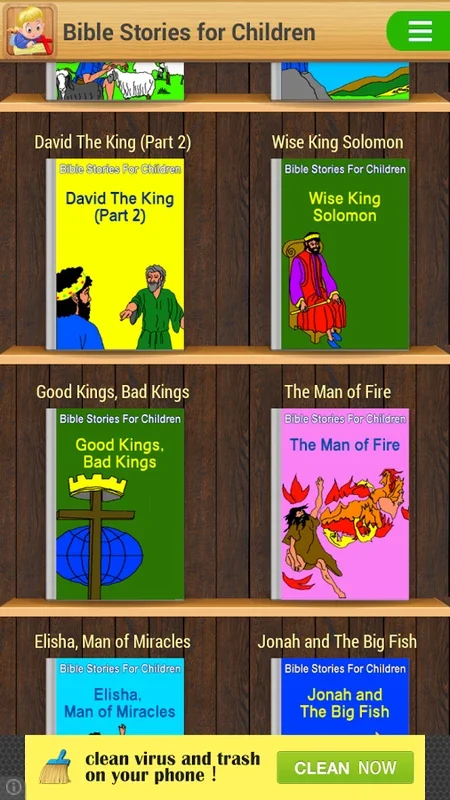 Bible Stories for Children on Android - No Downloading Required