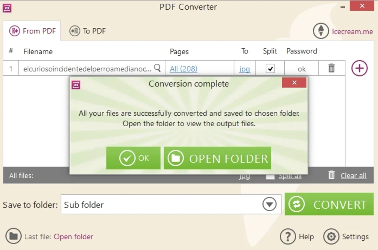 Icecream PDF Converter for Windows - Convert Documents Easily