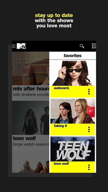 MTV for Android - Unleash the Music World