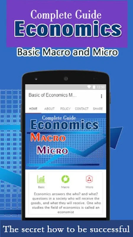 Basic of Economics Macro and M for Android: Explore Key Concepts