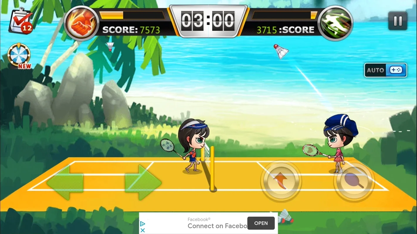 Badminton for Android: Engaging 2D Badminton Experience