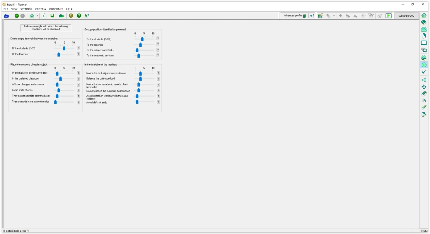 Timetable software for educational institutions (GHC) for Windows - Organize Schedules Efficiently