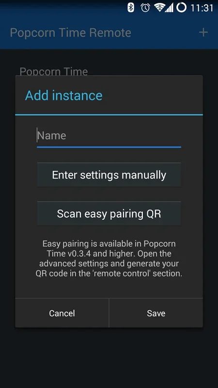 Popcorn Time Remote for Android - Seamless Control