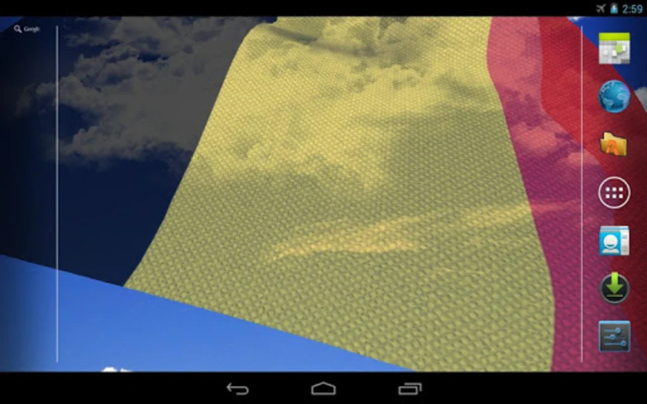 Belgium Flag for Android - Interactive Live Wallpaper