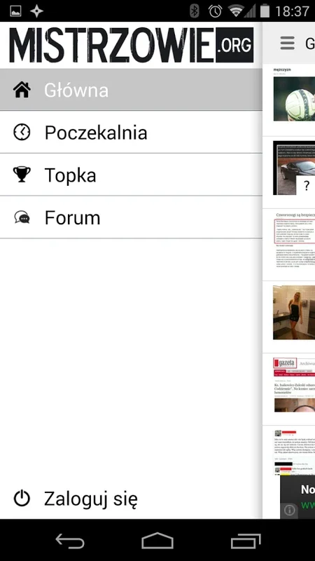 Mistrzowie.org for Android - Enjoy Polish Humor