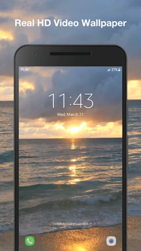 Sunset Beach Live Wallpaper for Android - Serene Beach Scenes