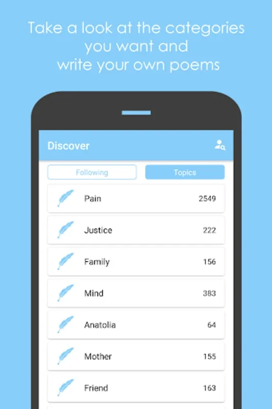 Poets & Poems, Write and Read for Android - Unleash Your Creativity