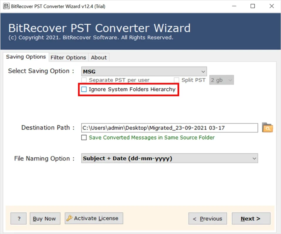 BitRecover PST Converter Wizard for Windows - Convert PST Files Easily