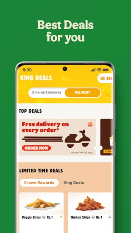 Burger King India App: Order Burgers, Customize Meals & Enjoy Exclusive Deals on Android