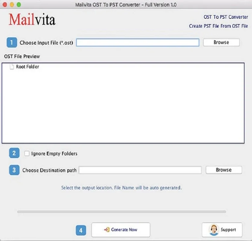 Mailvita OST to PST Converter for Mac - Efficient Data Conversion