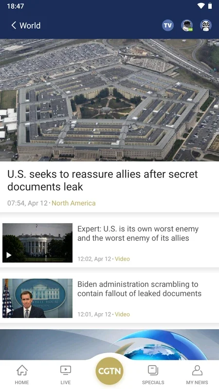CGTN for Android: Your Source for Global News