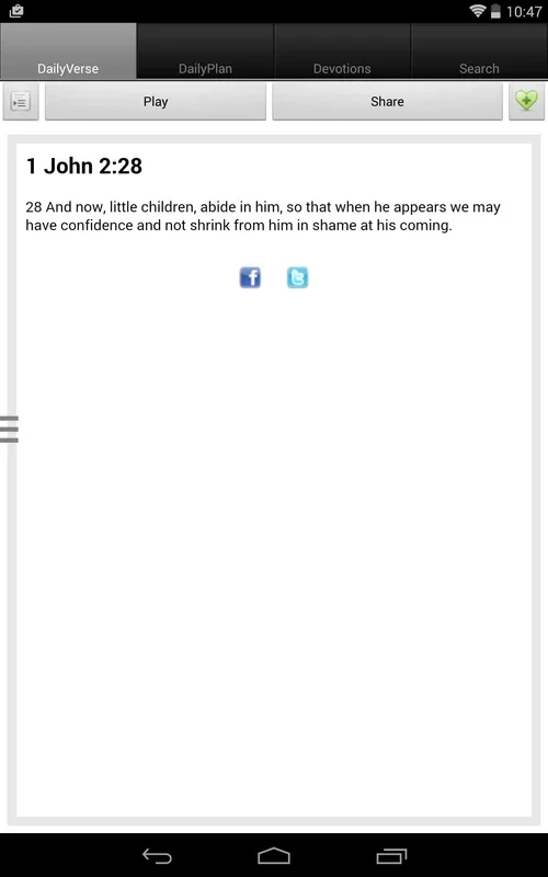 Daily Bible for Android: Start Your Day with Scripture